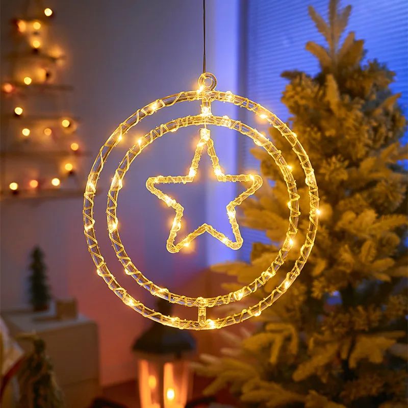 LED Christmas Figure Hanging Lights 18