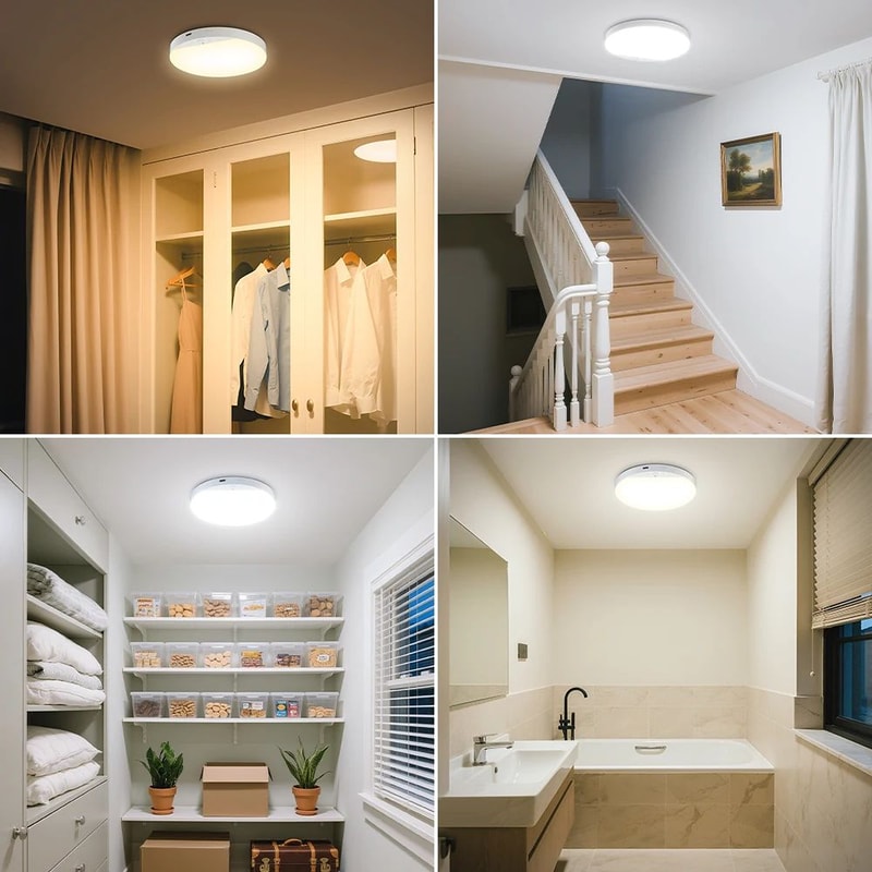 Rechargeable Motion Sensor Ceiling Light 1
