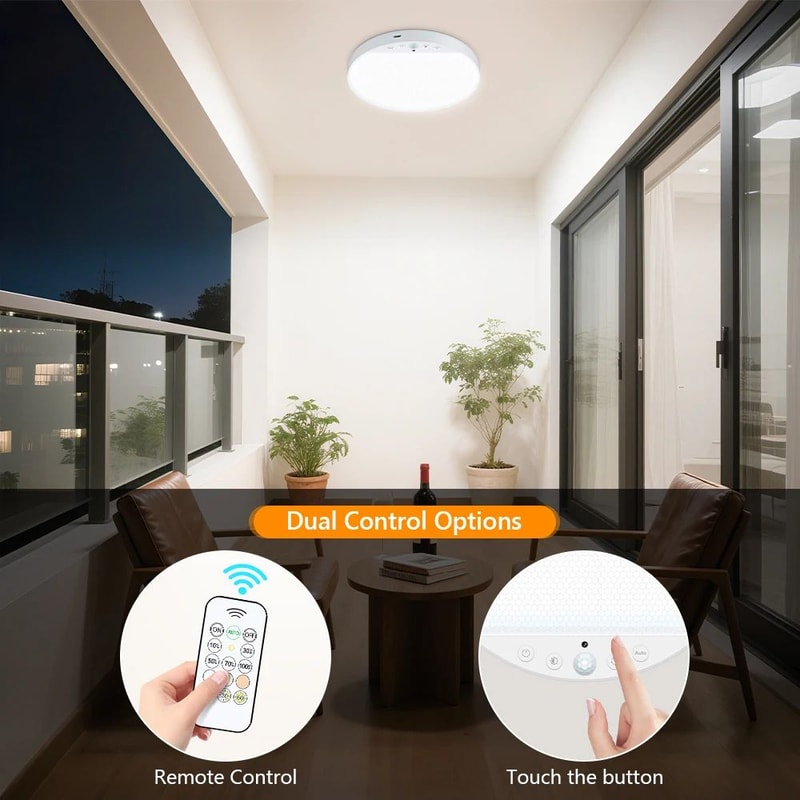Rechargeable Motion Sensor Ceiling Light 5
