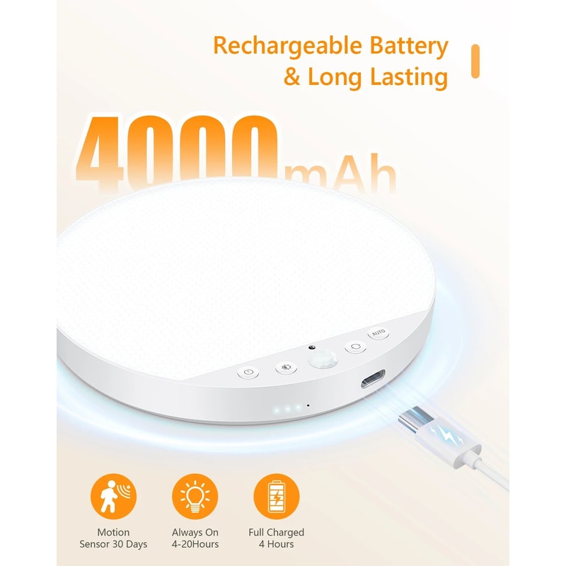 Rechargeable Motion Sensor Ceiling Light 6