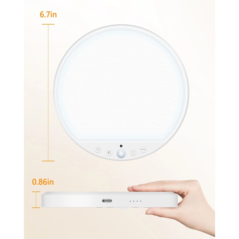 Rechargeable Motion Sensor Ceiling Light 9