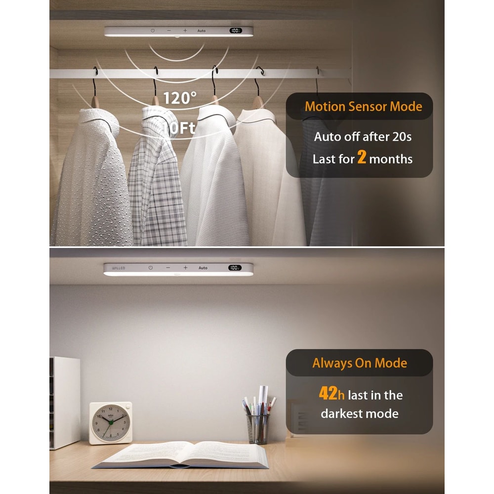 Rechargeable LED Cabinet Light Bar 2