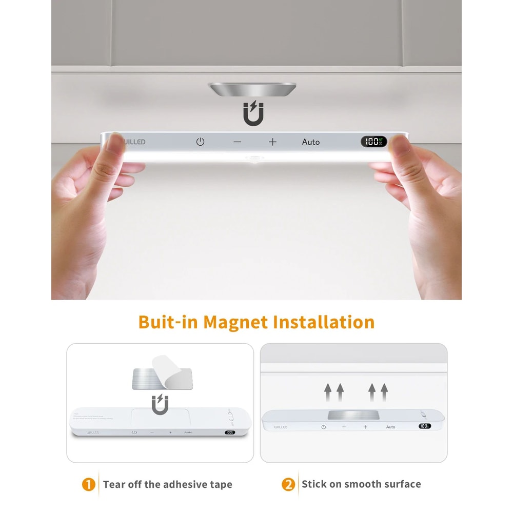 Rechargeable LED Cabinet Light Bar 4