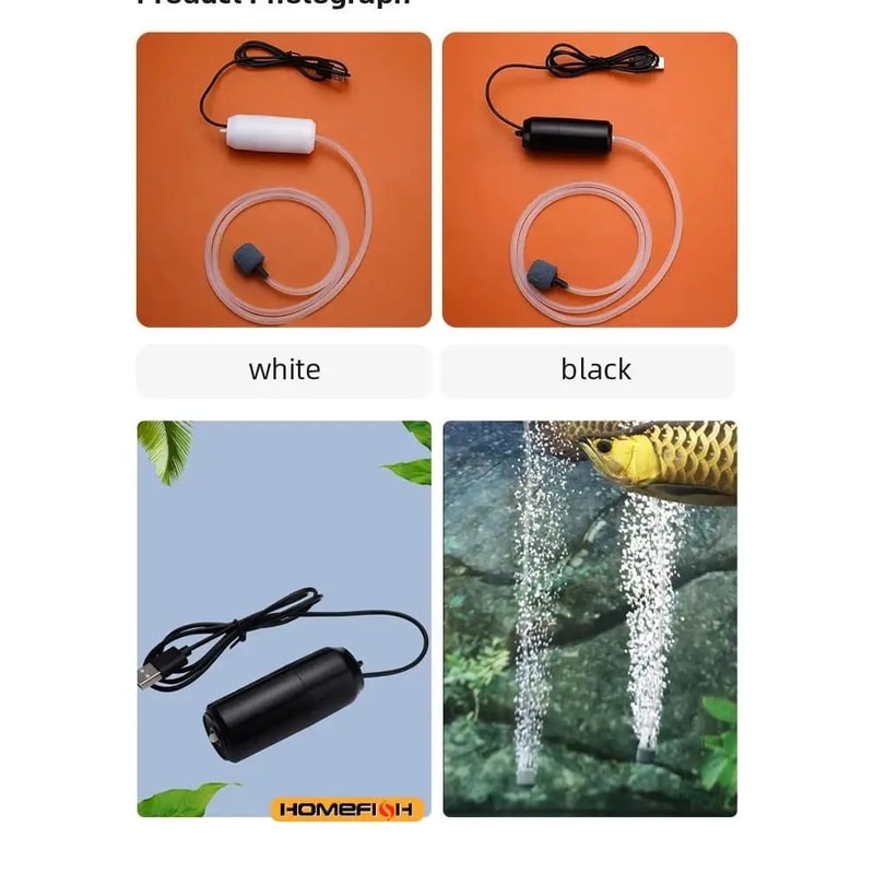 Portable USB Aquarium Oxygen Pump 10