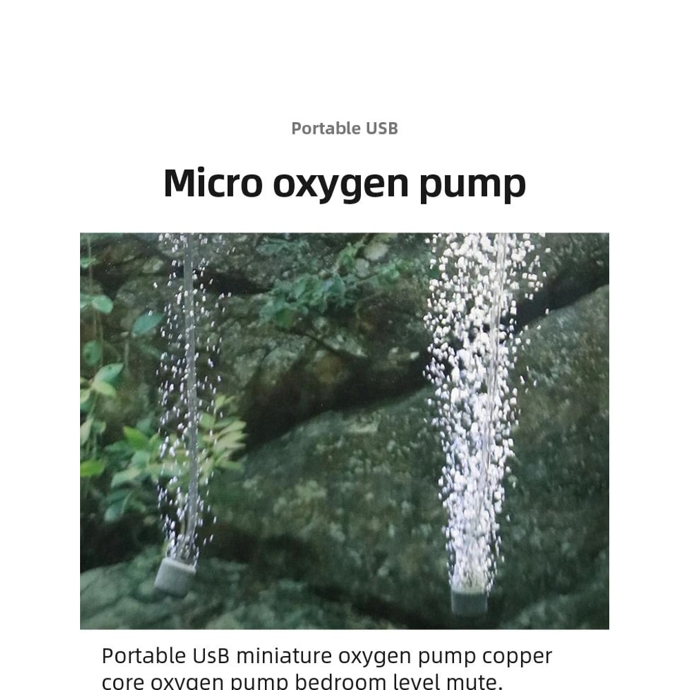 Portable USB Aquarium Oxygen Pump 13