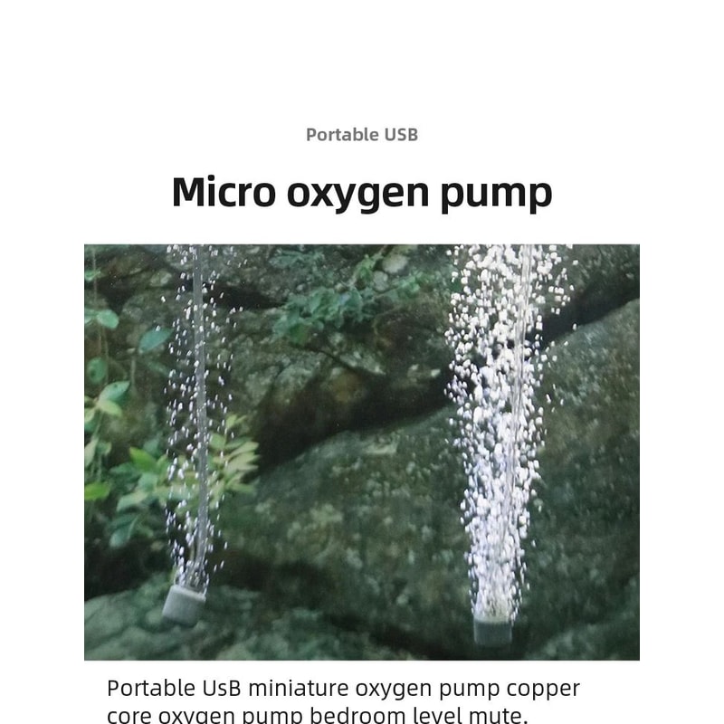 Portable USB Aquarium Oxygen Pump 13