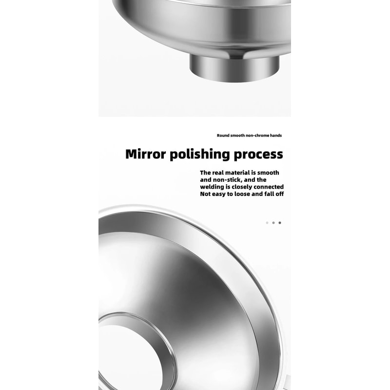 Stainless Steel Wide Mouth Canning Funnel 12