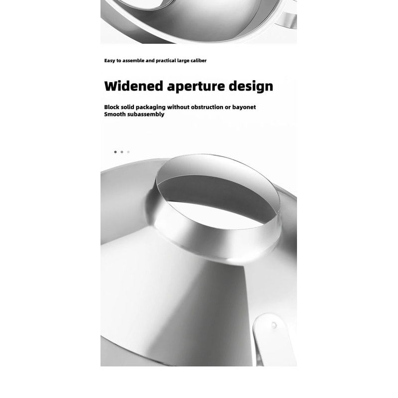 Stainless Steel Wide Mouth Canning Funnel 13