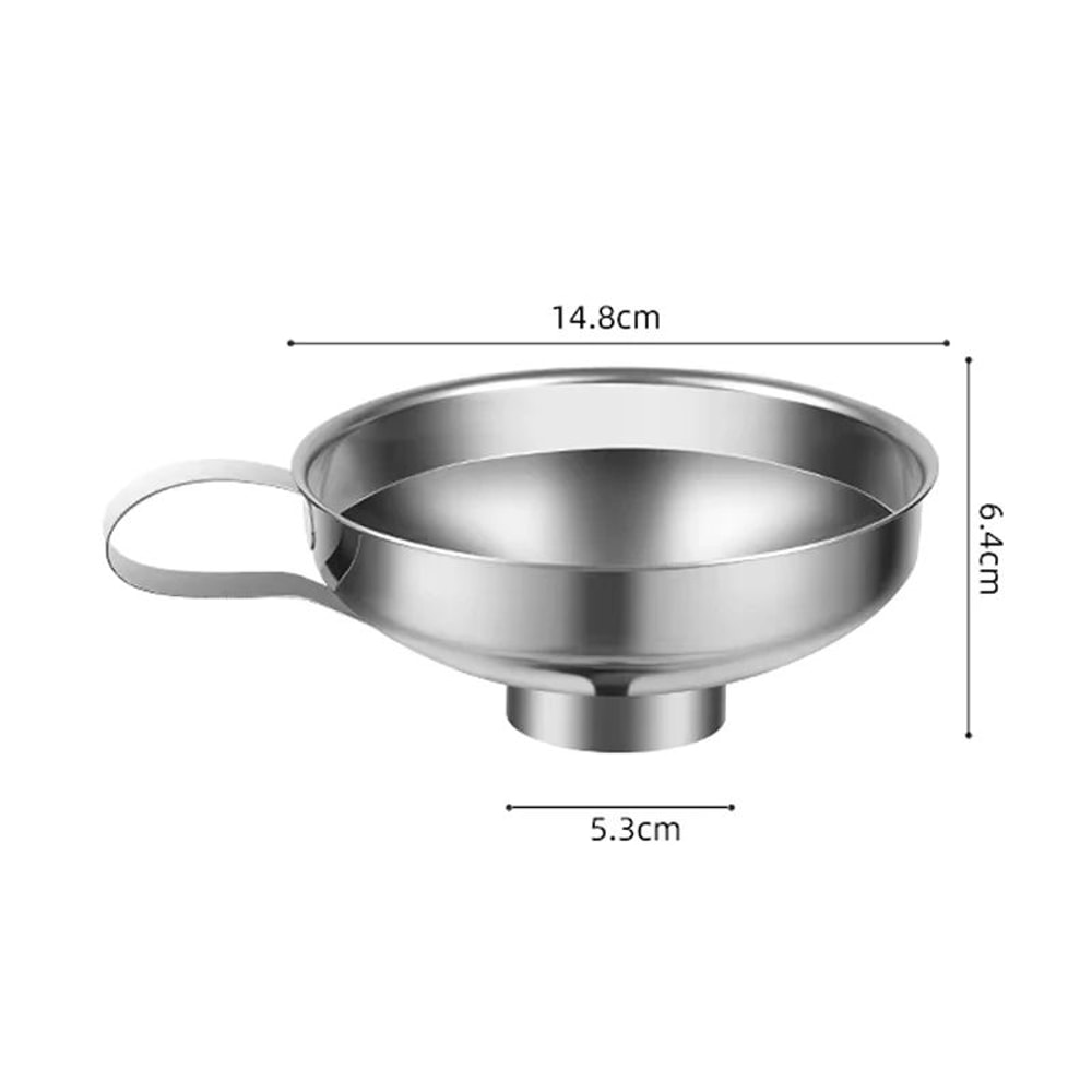 Stainless Steel Wide Mouth Canning Funnel 17