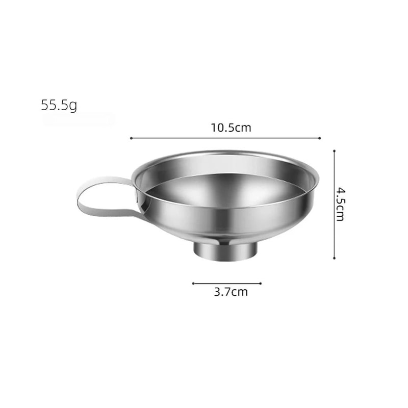 Stainless Steel Wide Mouth Canning Funnel 18