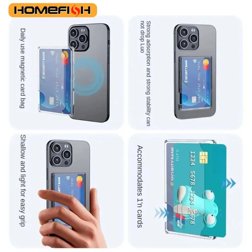 Magnetic Phone Card Holder Case 1