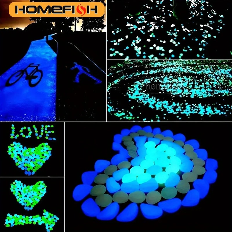 Glow In The Dark Garden Pebbles 4
