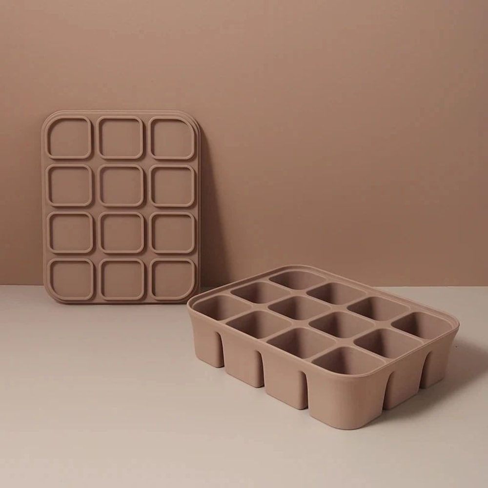 Silicone Ice Cube Tray With 12 Grid 10