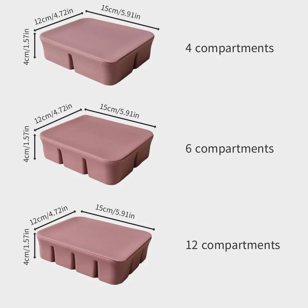 Silicone Ice Cube Tray With 12 Grid 4