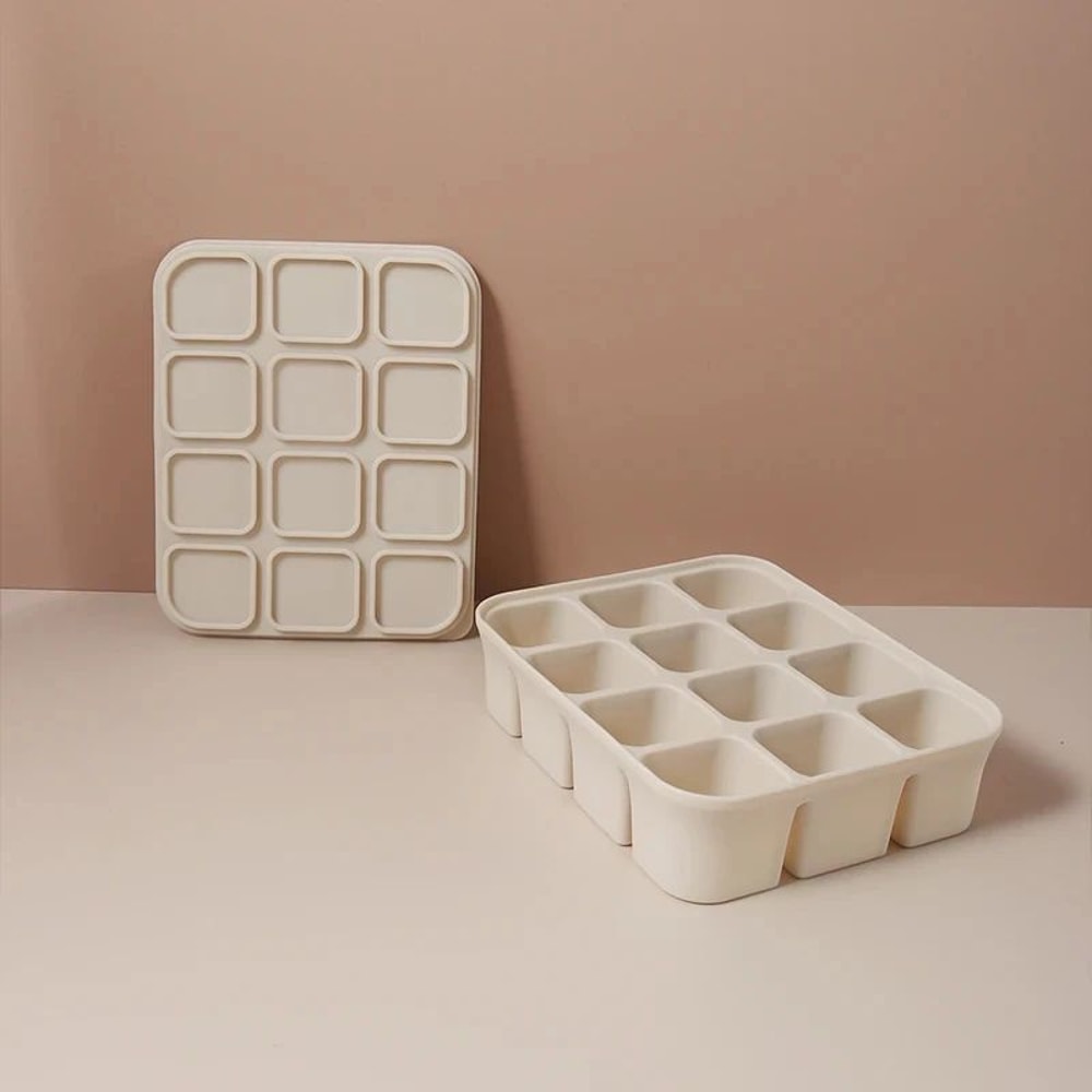 Silicone Ice Cube Tray With 12 Grid 9
