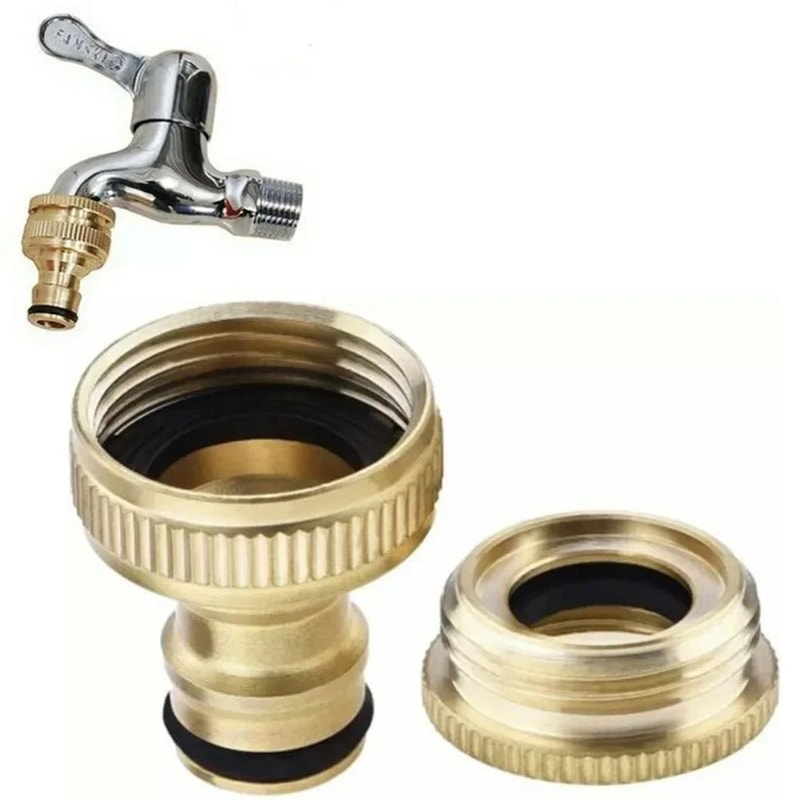 Brass Pressure Washer Hose Adapter 0