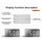 LED Mirror Desk Alarm Clock 4