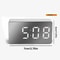 LED Mirror Desk Alarm Clock 5