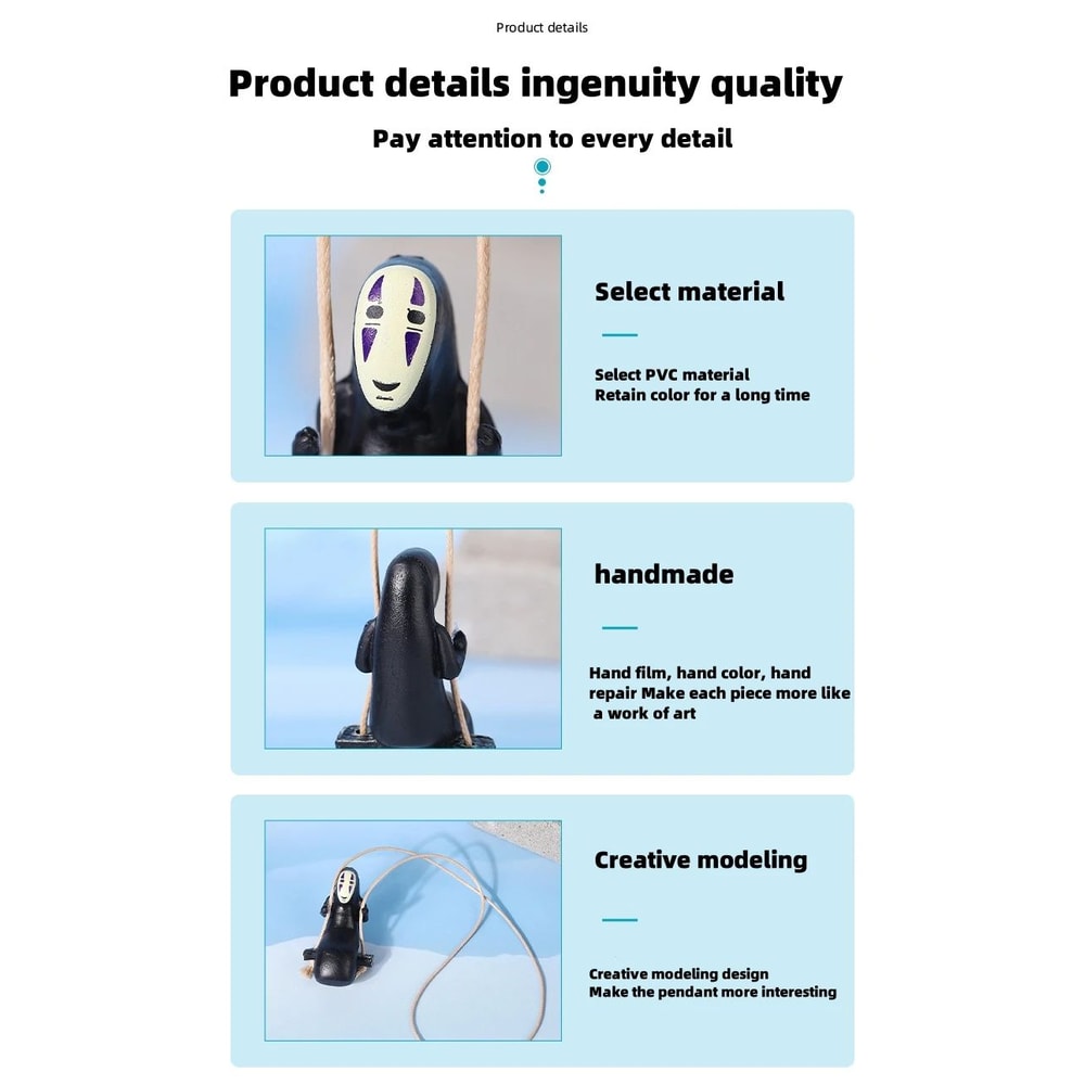 Cute Anime Car Mirror Pendant 7