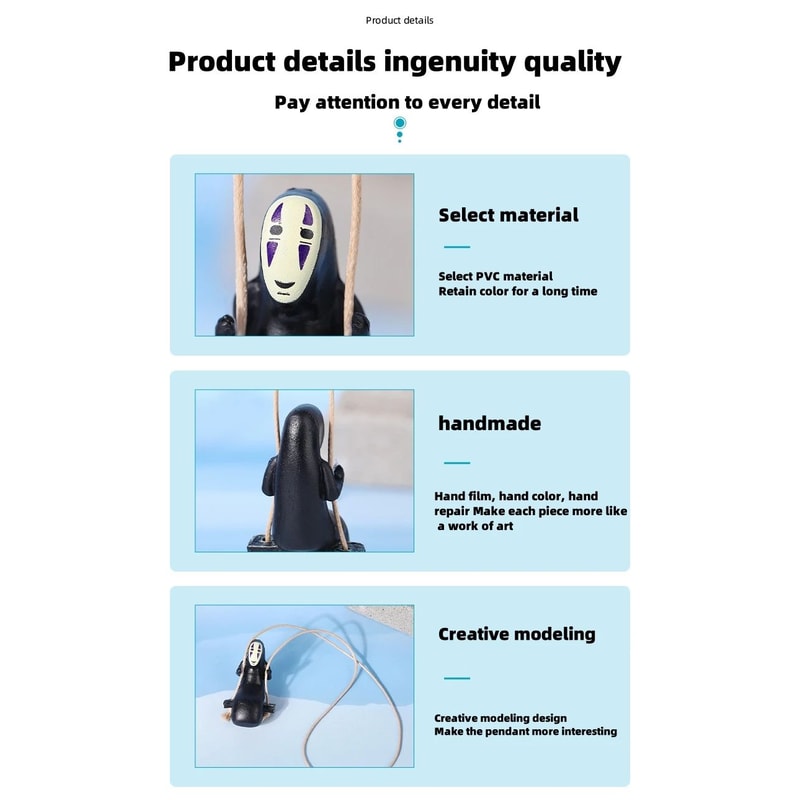 Cute Anime Car Mirror Pendant 7