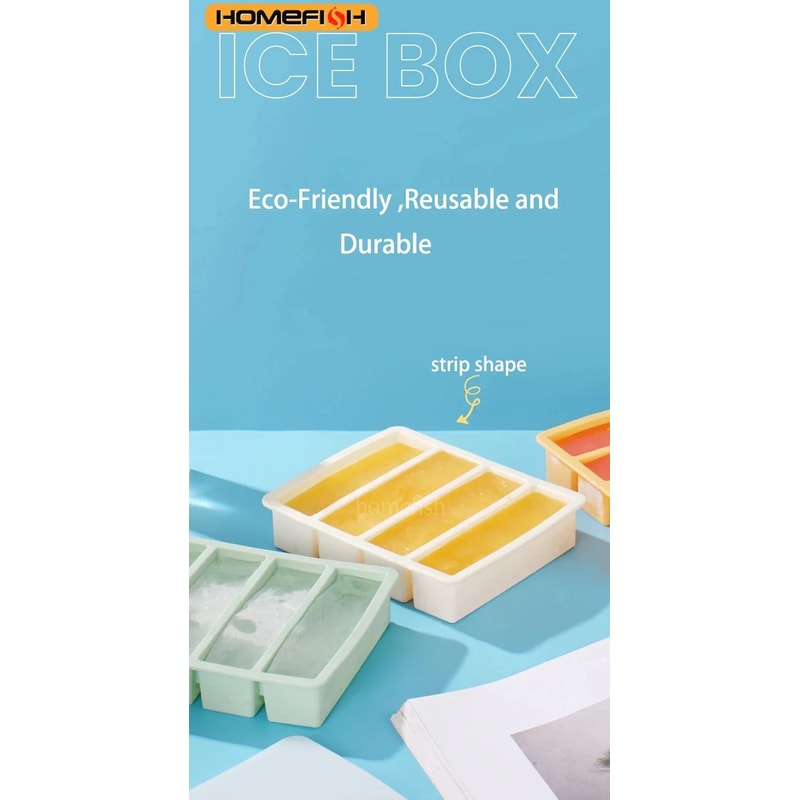 Silicone Giant Ice Cube Tray 6