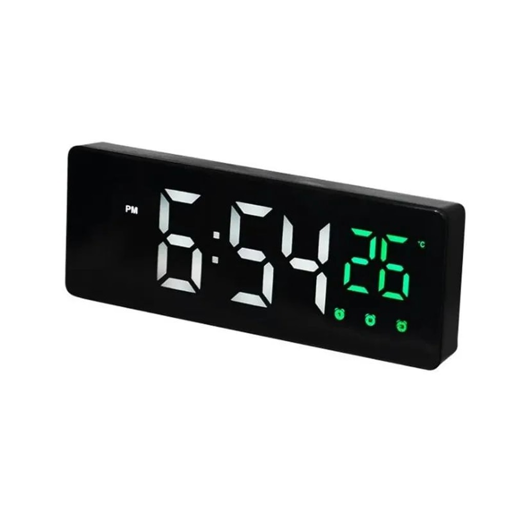 Voice Control LED Mirror Alarm Clock 6