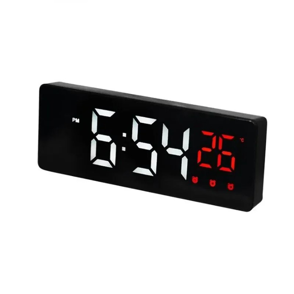 Voice Control LED Mirror Alarm Clock 7
