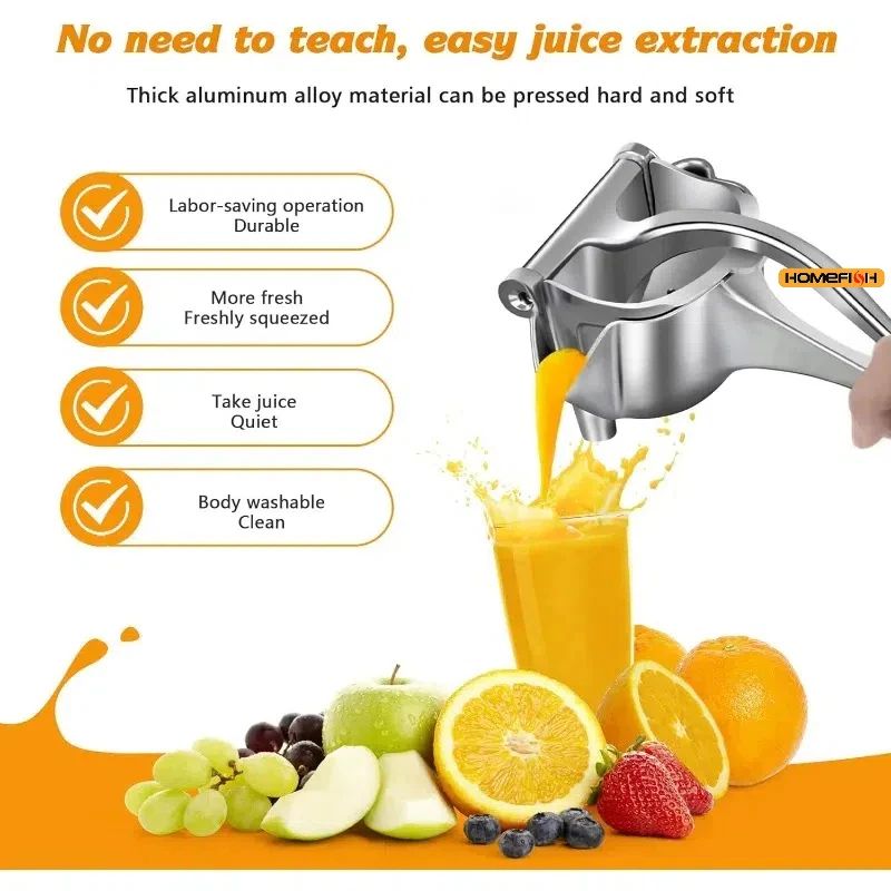 Manual Aluminum Fruit Juice Squeezer 1