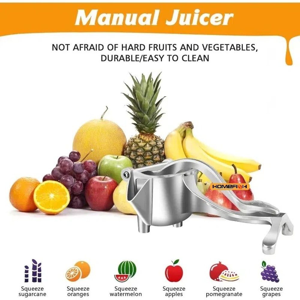 Manual Aluminum Fruit Juice Squeezer 3
