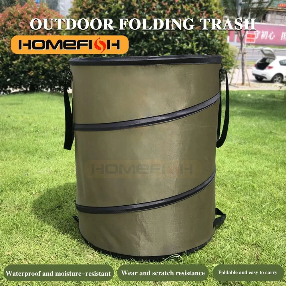 Portable Pop Up Camping Trash Can 7