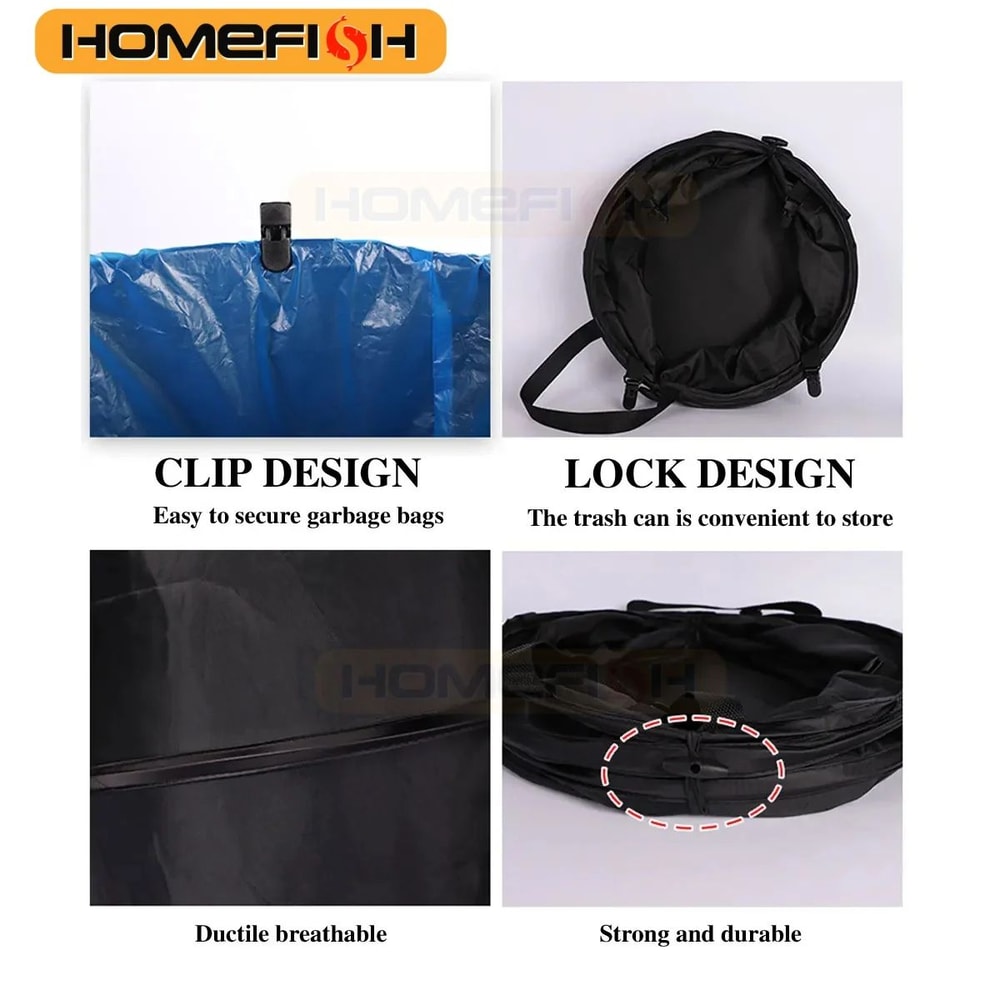 Portable Pop Up Camping Trash Can 8