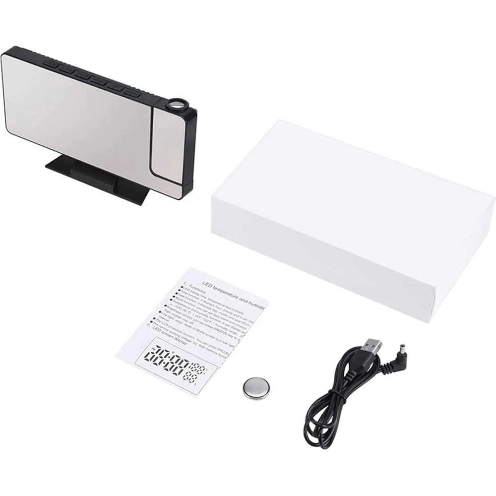 LED Projection Alarm Clock 12