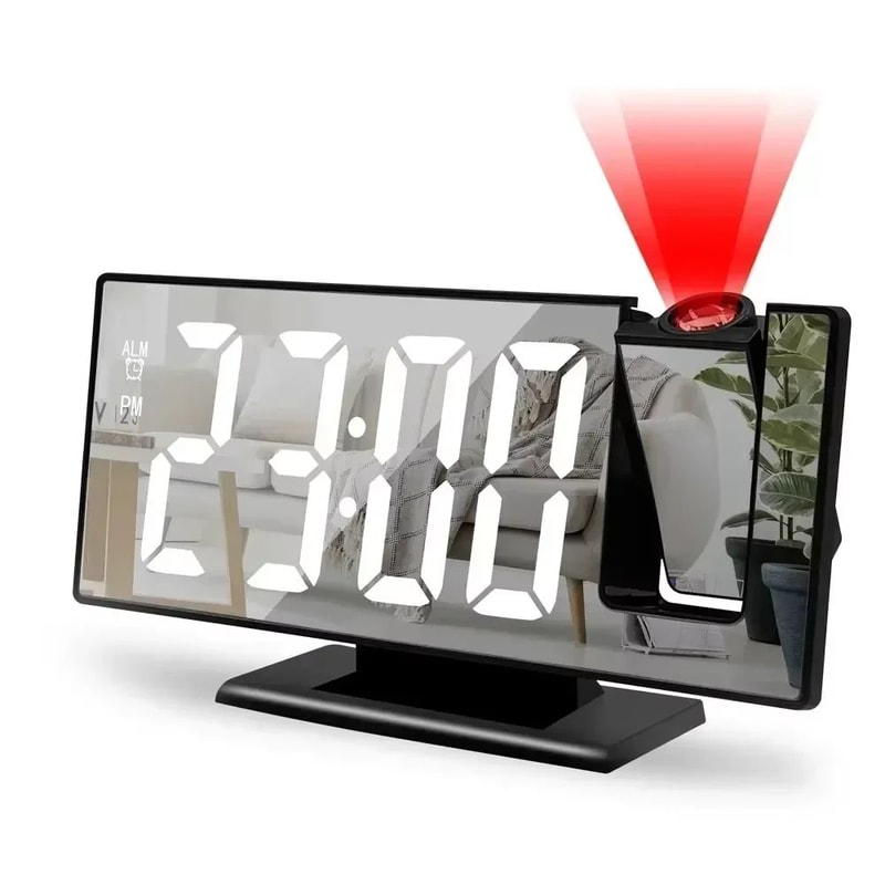 LED Projection Alarm Clock 16