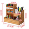 Wooden Desktop Organizer With Drawer 10