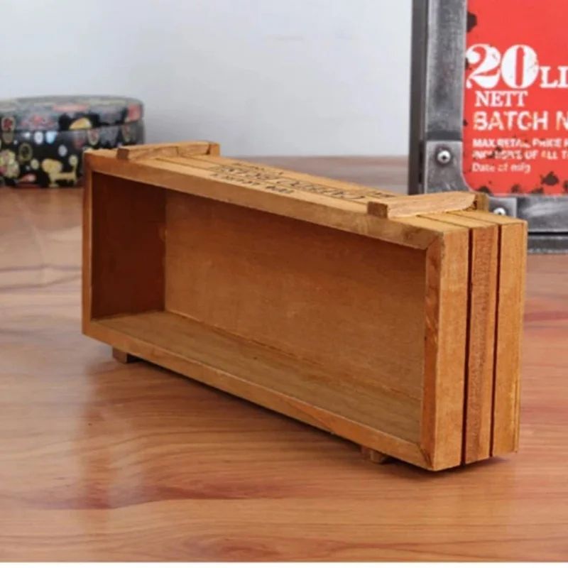 Retro Wooden Plant Storage Box 5
