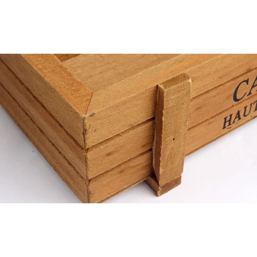 Retro Wooden Plant Storage Box 6