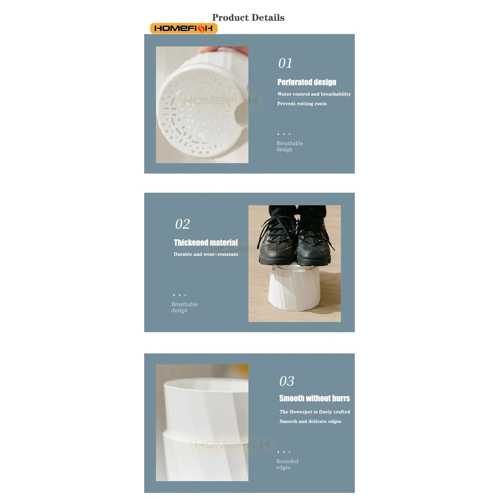 Self Watering Transparent Flower Pot 8