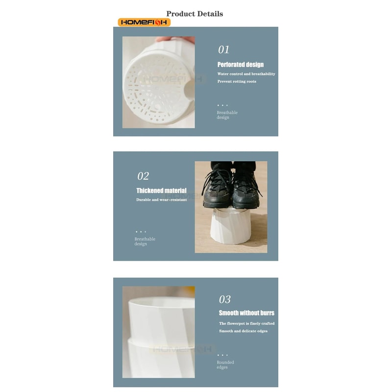 Self Watering Transparent Flower Pot 8