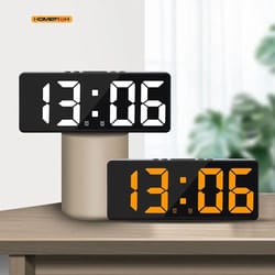 led large number digital alarm clock