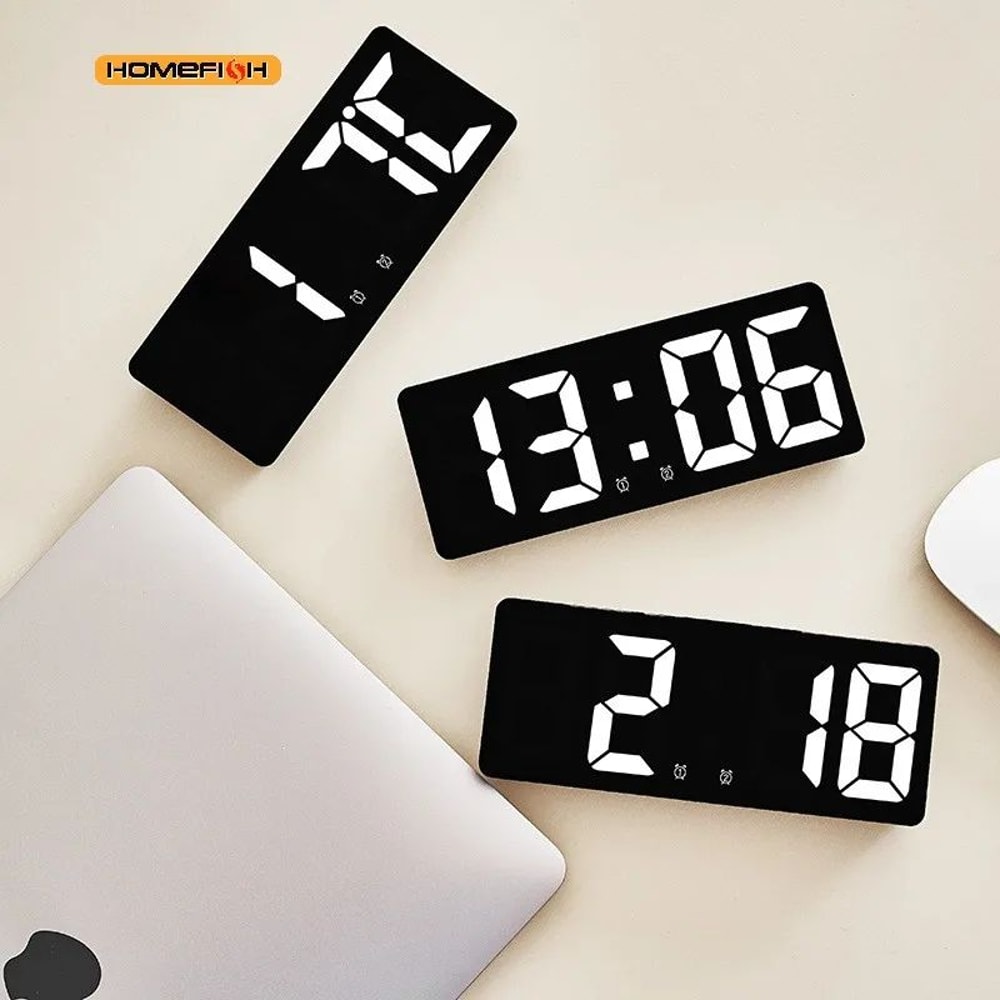 LED Large Number Digital Alarm Clock 2