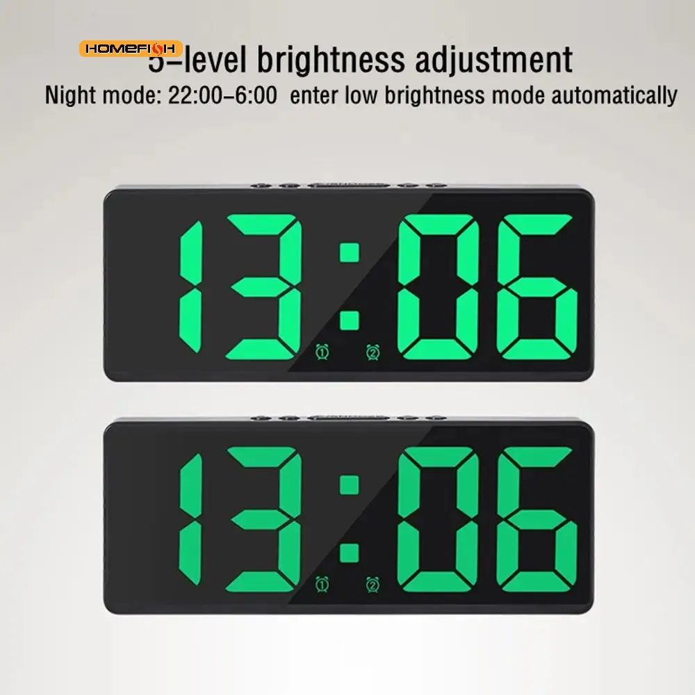 LED Large Number Digital Alarm Clock 3