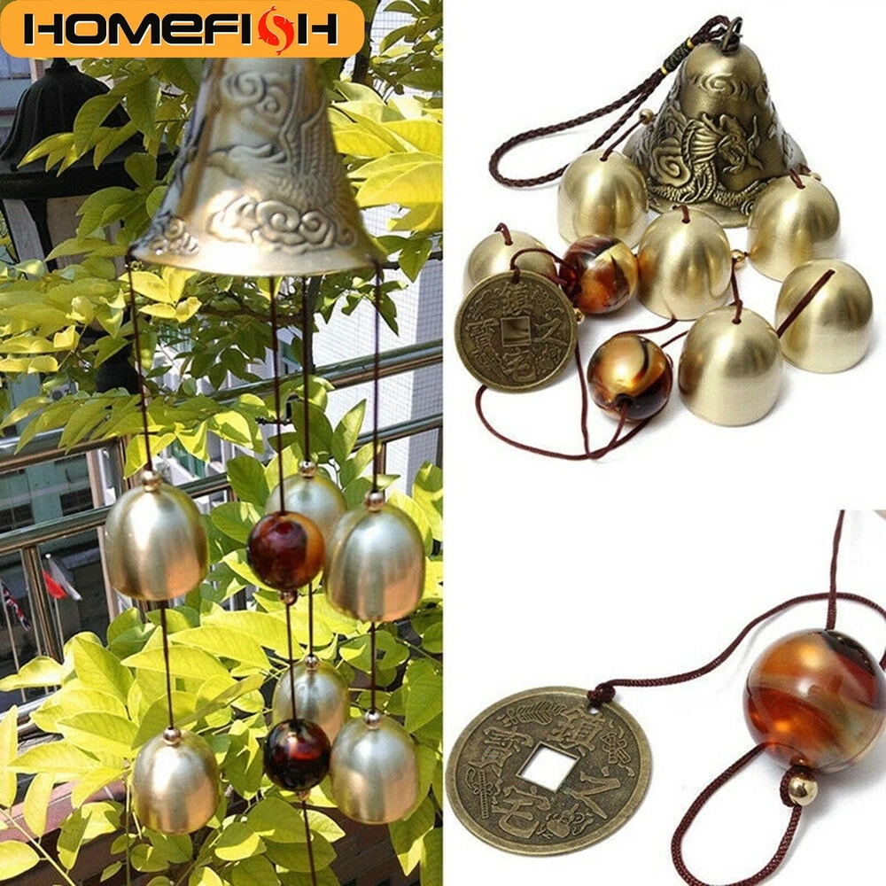 Copper Bell Outdoor Wind Chimes 0