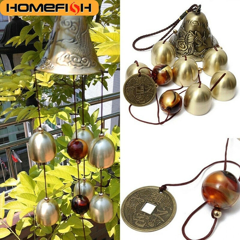 Copper Bell Outdoor Wind Chimes 0