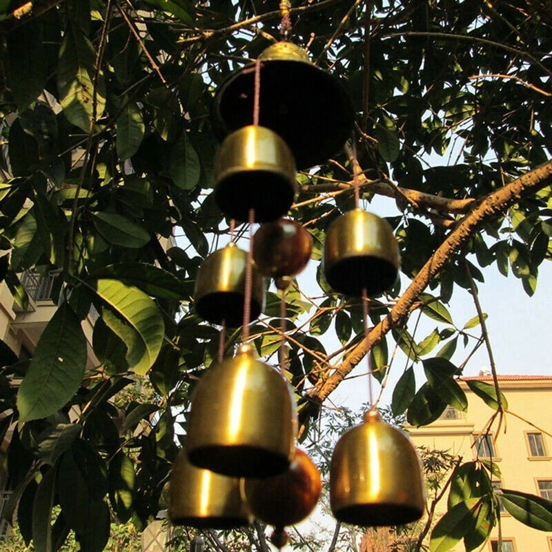 Copper Bell Outdoor Wind Chimes 3