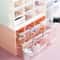 White Desktop Organizer With Drawer Storage 6