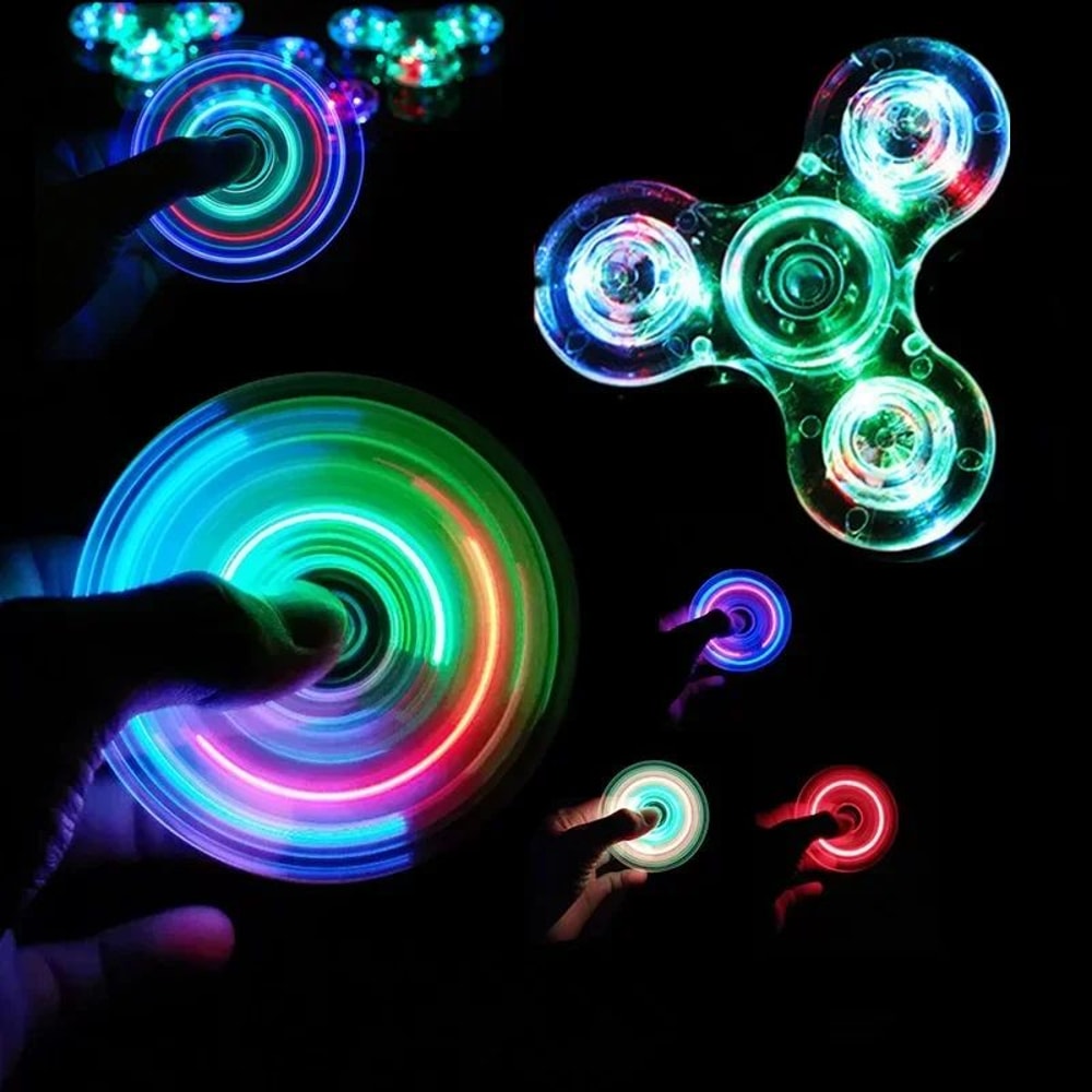 LED Glow Fidget Spinner Toy 1