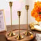 Vintage Metal Tabletop Candle Holder Set 1