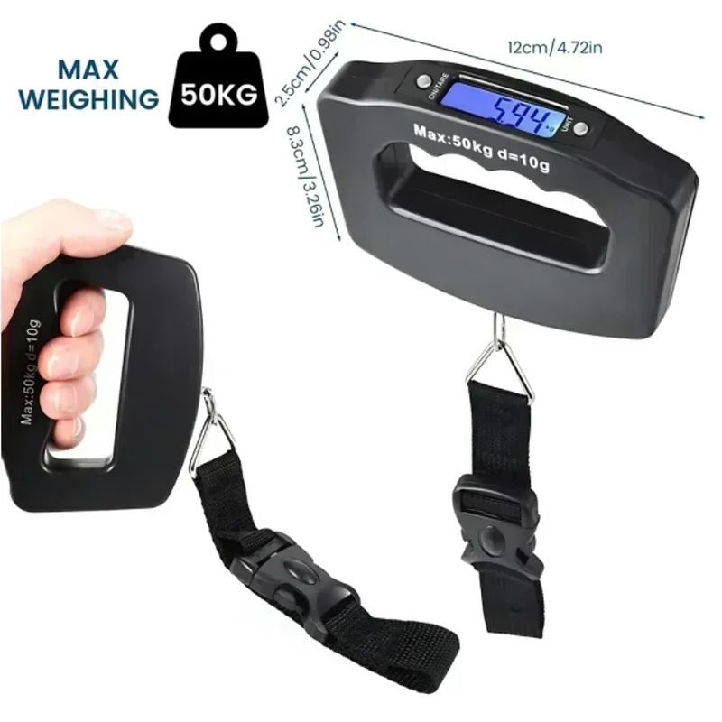 Digital Portable Luggage Hanging Scale 0