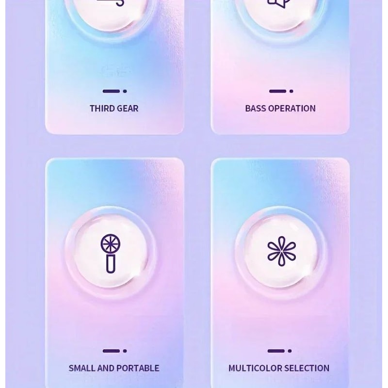 Mini Portable USB Handheld Fan 6