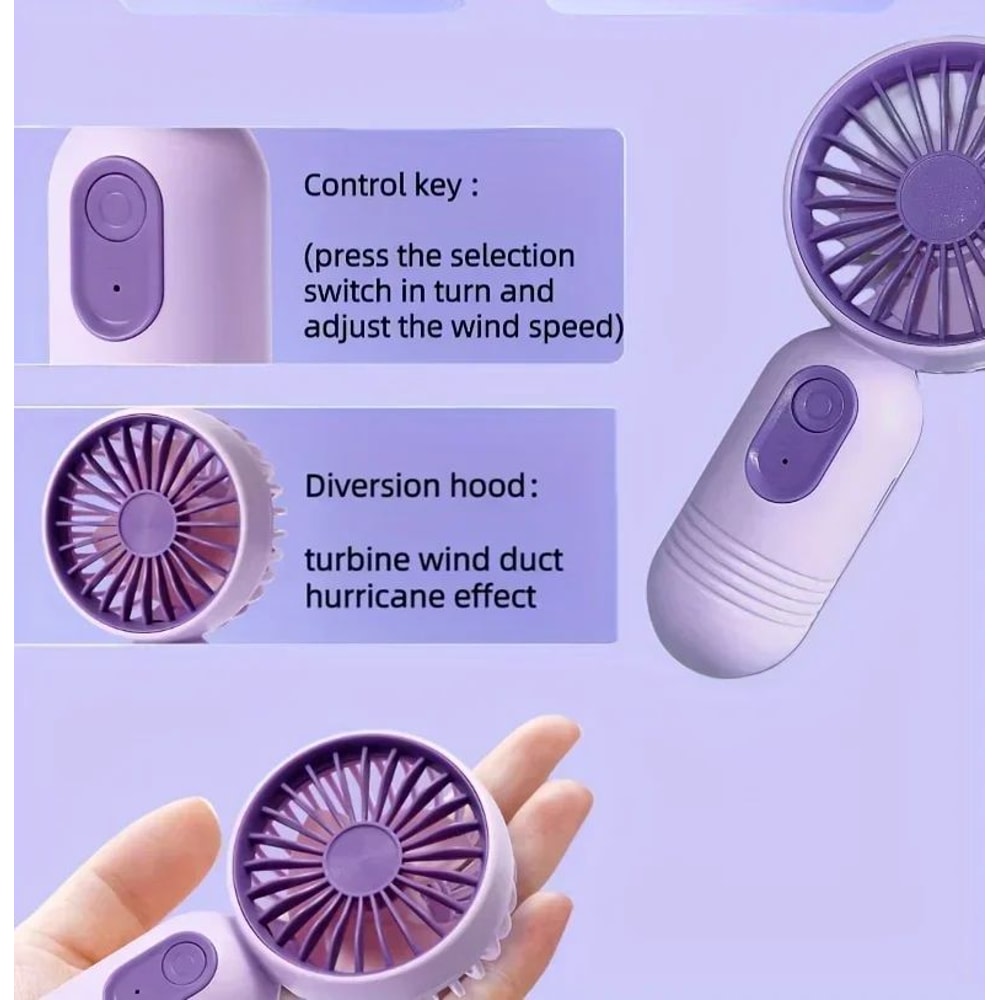 Mini Portable USB Handheld Fan 7